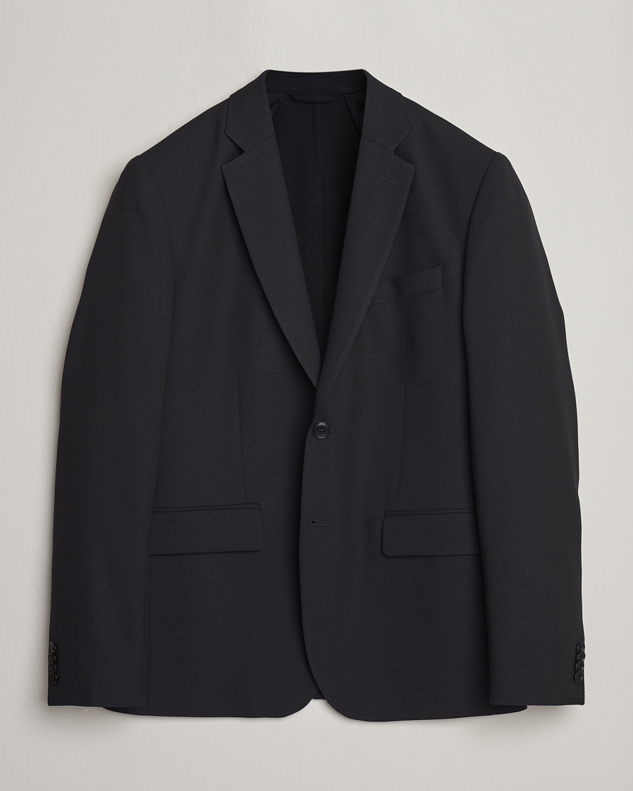 Heren | Blazers | J.Lindeberg | Hopper Active Hopsack Blazer Black