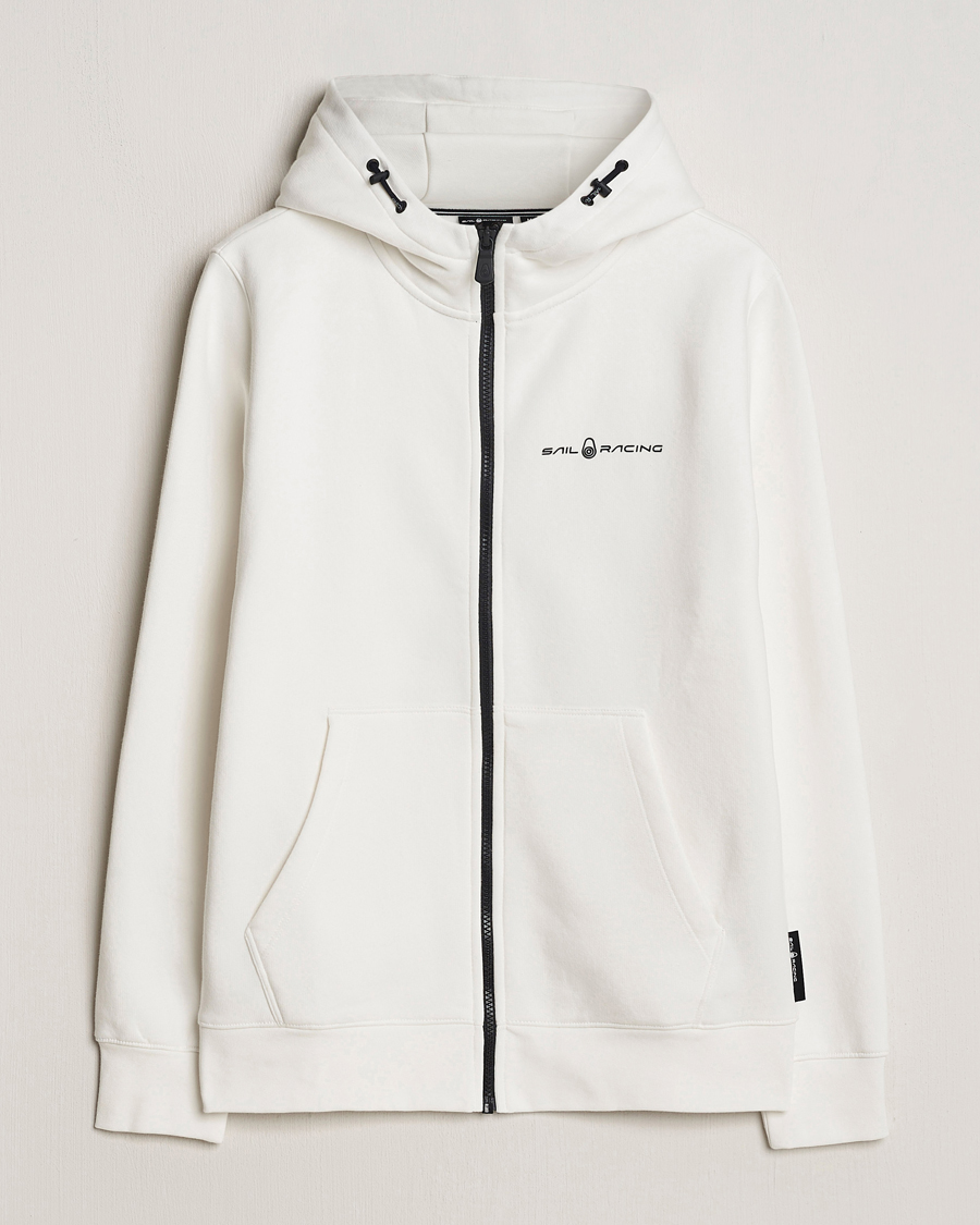 Heren | Truien | Sail Racing | Bowman Full Zip Hoodie Storm White
