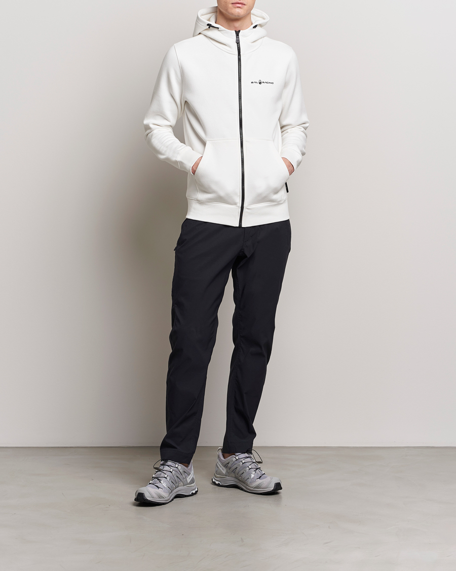 Heren | Truien | Sail Racing | Bowman Full Zip Hoodie Storm White