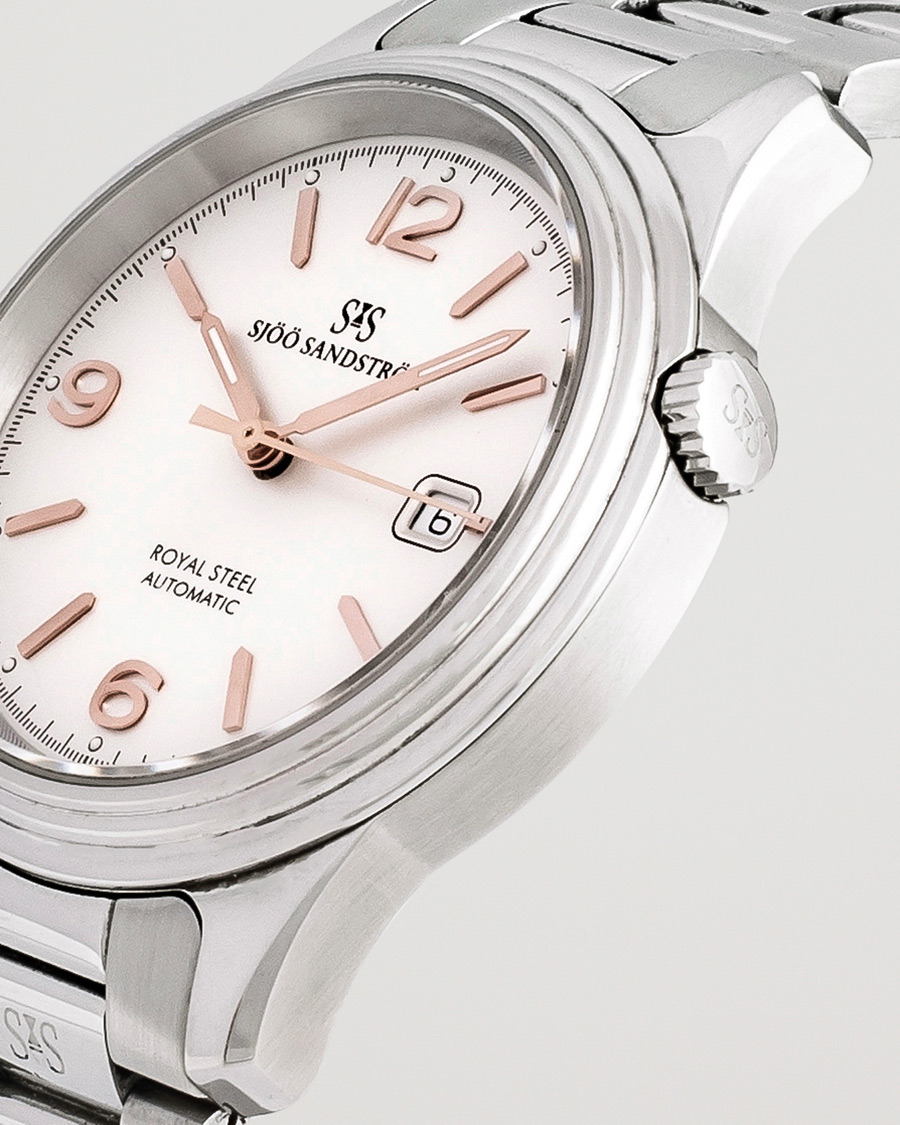 Heren | Sjöö Sandström Pre-Owned Royal Steel Classic 41mm Silver | Sjöö Sandström Pre-Owned | Royal Steel Classic 41mm Silver