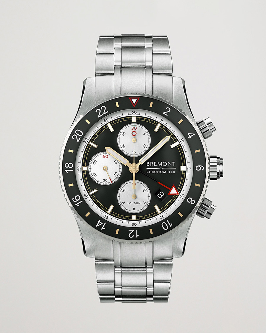 Heren | Bremont Pre-Owned Supermarine Chronograph 43mm Black Dial Silver | Bremont Pre-Owned | Supermarine Chronograph 43mm Black Dial Silver