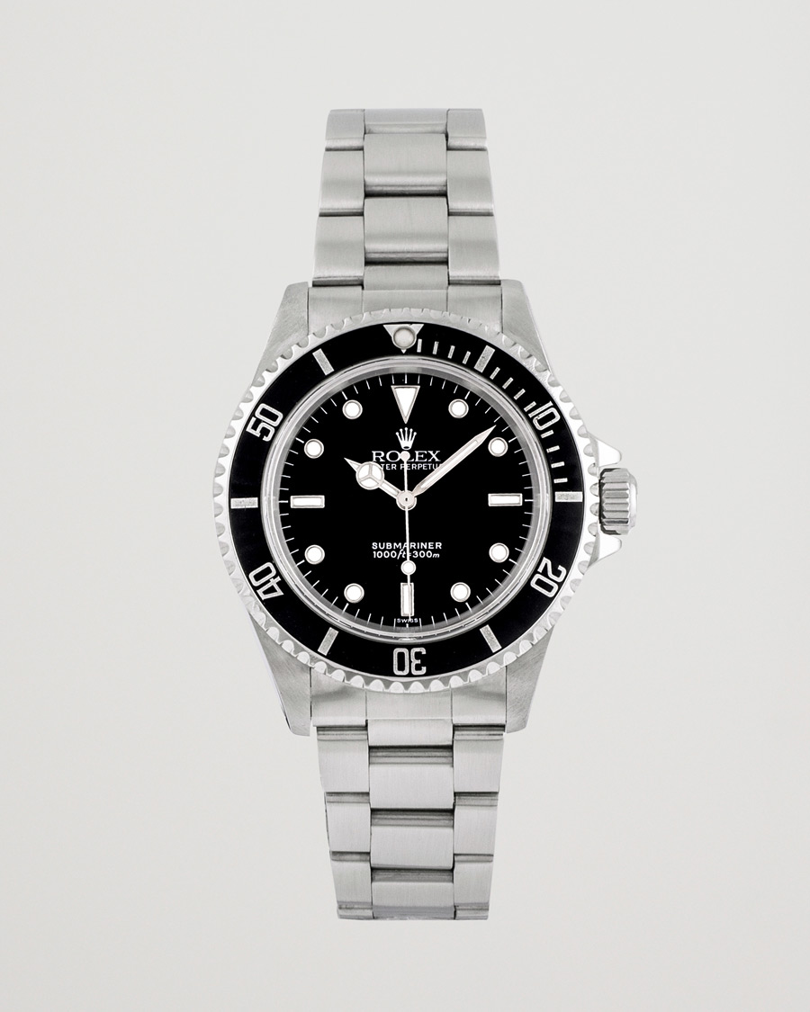 Heren | Rolex Pre-Owned Submariner 14060 Oyster Perpetual Silver | Rolex Pre-Owned | Submariner 14060 Oyster Perpetual Silver