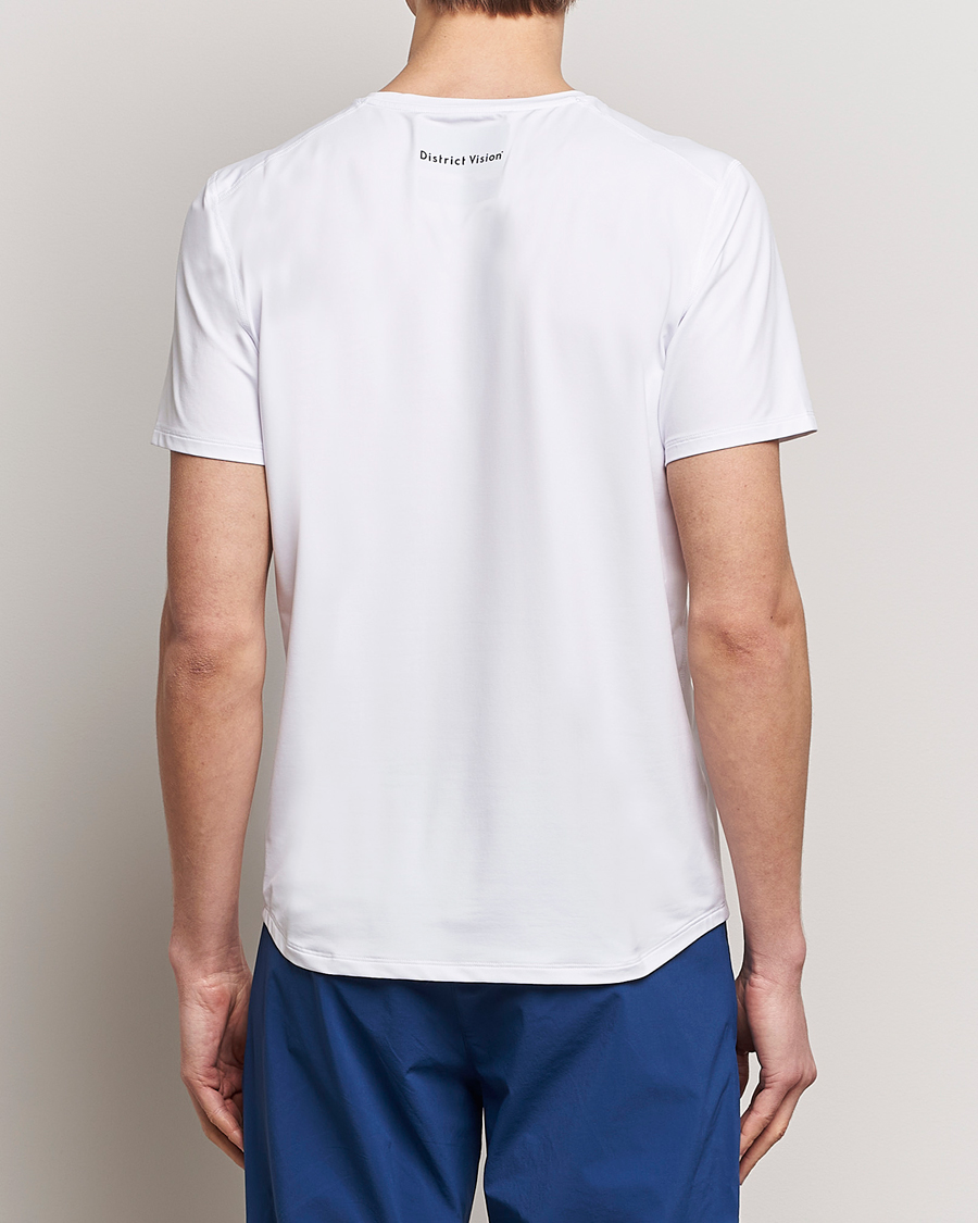 Heren | T-shirts | District Vision | Lightweight Short Sleeve T-Shirts White
