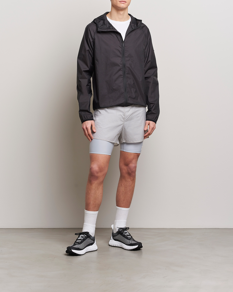 Heren | Korte broek | District Vision | Ripstop Layered Trail Shorts Moonbeam