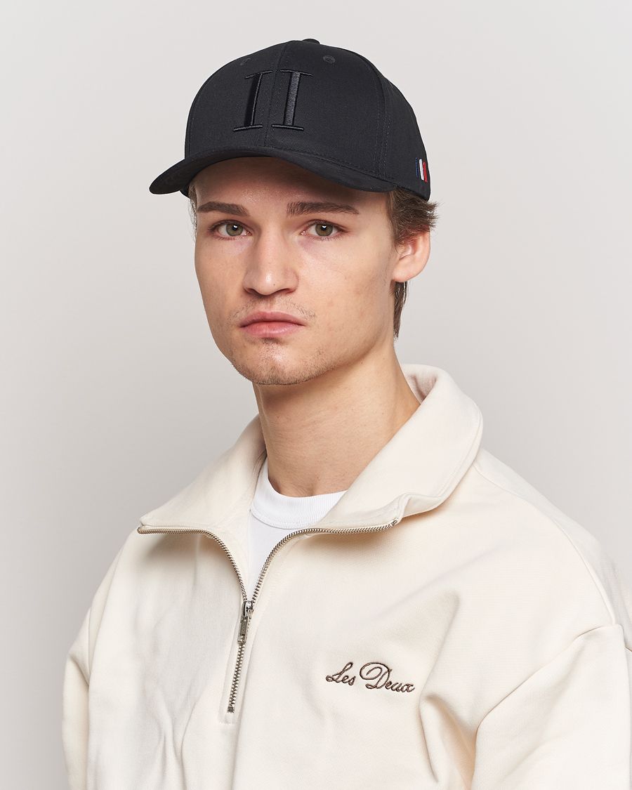 Homme | Bobs Et Casquettes | LES DEUX | Baseball Cap Suede II Black