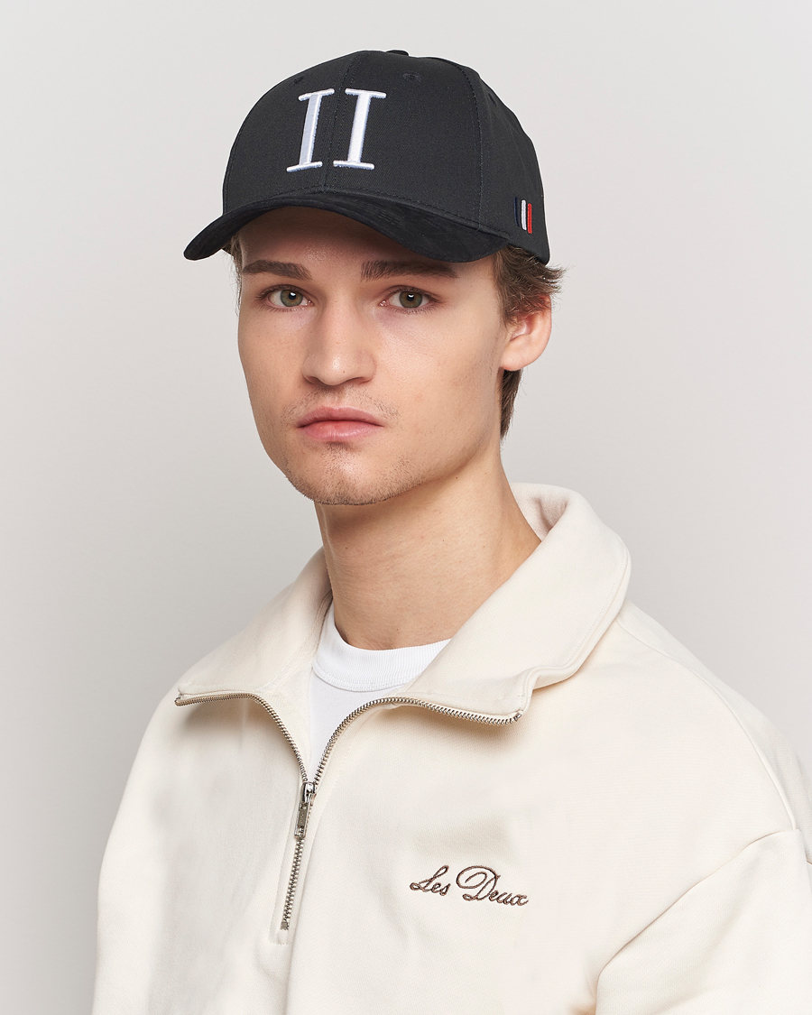 Heren | Hoeden en petten | LES DEUX | Baseball Cap Suede II Black/White