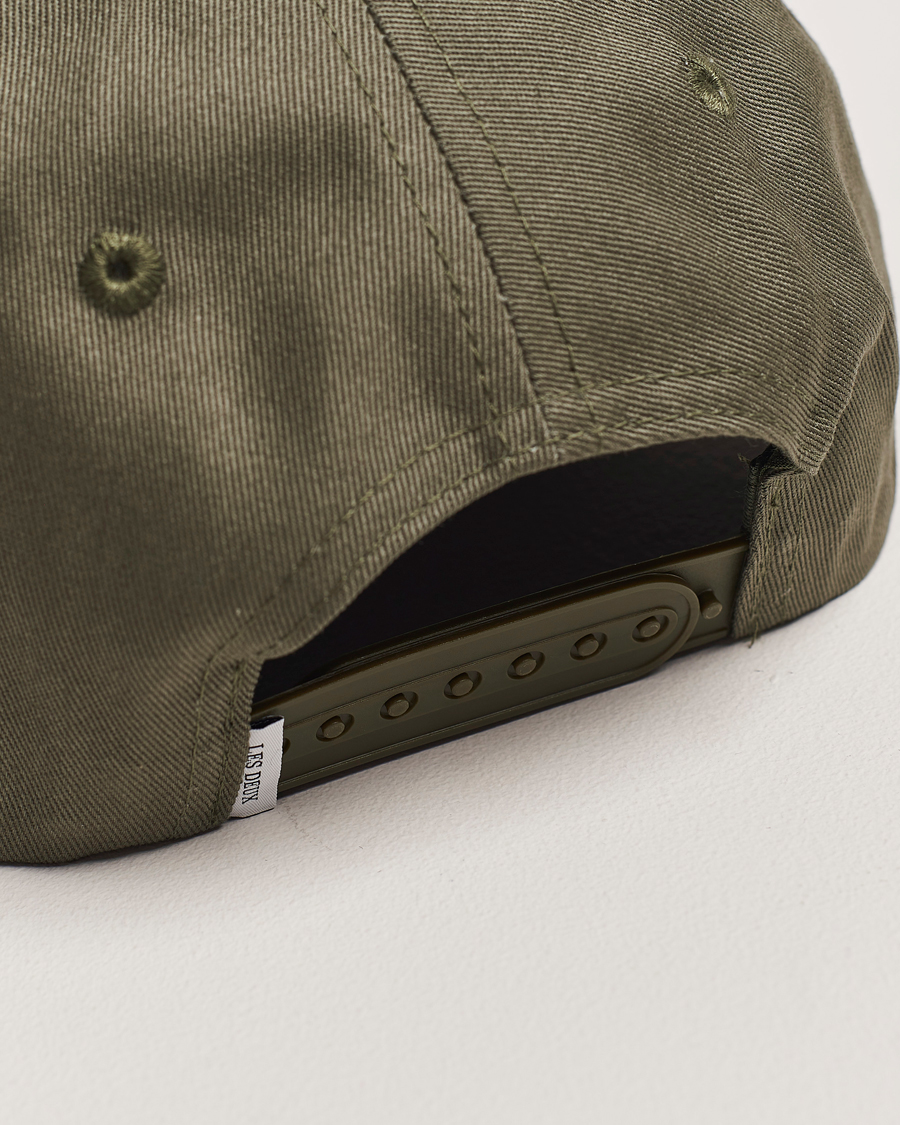 Homme | Les Deux Encore Organic Cotton Baseball Cap II Dark Green | LES DEUX | Encore Organic Cotton Baseball Cap II Dark Green