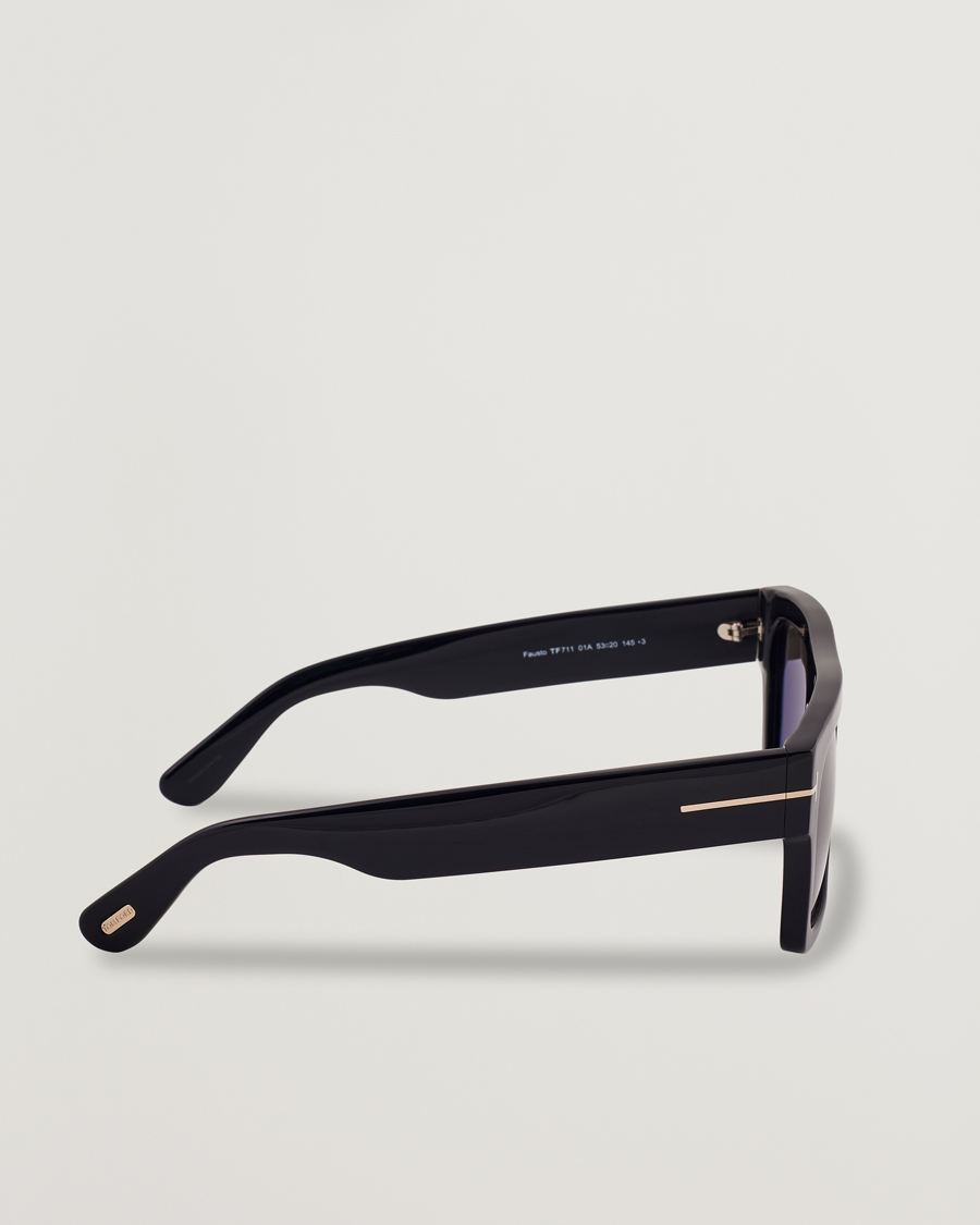 Homme | Lunettes De Soleil | Tom Ford | Fausto FT0711 Sunglasses Black/Smoke