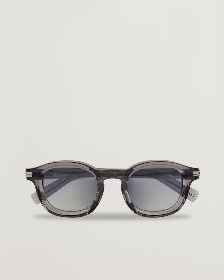 Heren | Zonnebrillen | Zegna | EZ0229 Sunglasses Grey/Smoke