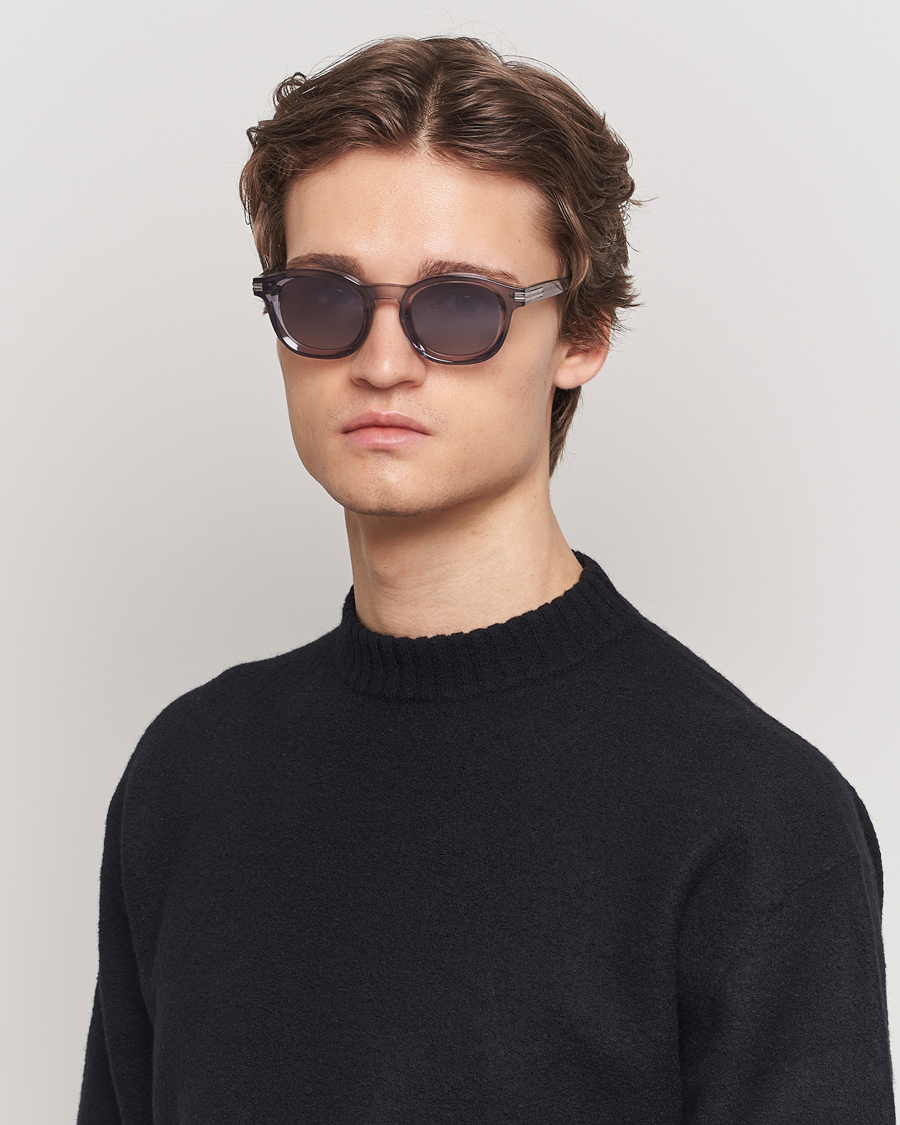 Homme | Lunettes De Soleil | Zegna | EZ0229 Sunglasses Grey/Smoke