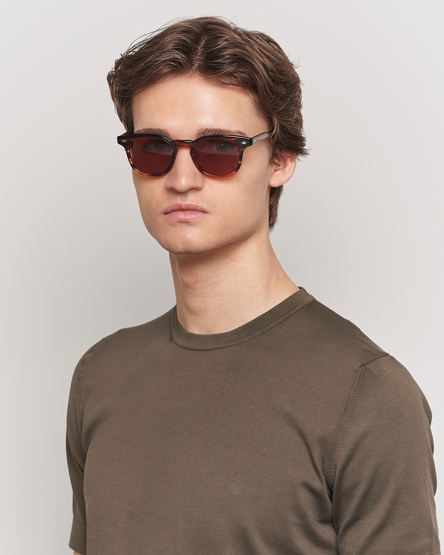 Homme | Lunettes De Soleil | Garrett Leight | Sherwood 47 Sunglasses Tortoise
