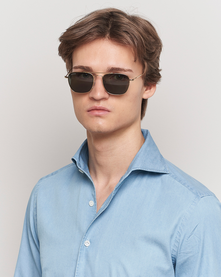 Homme | Lunettes De Soleil | Gucci | GG1183S Sunglasses Gold