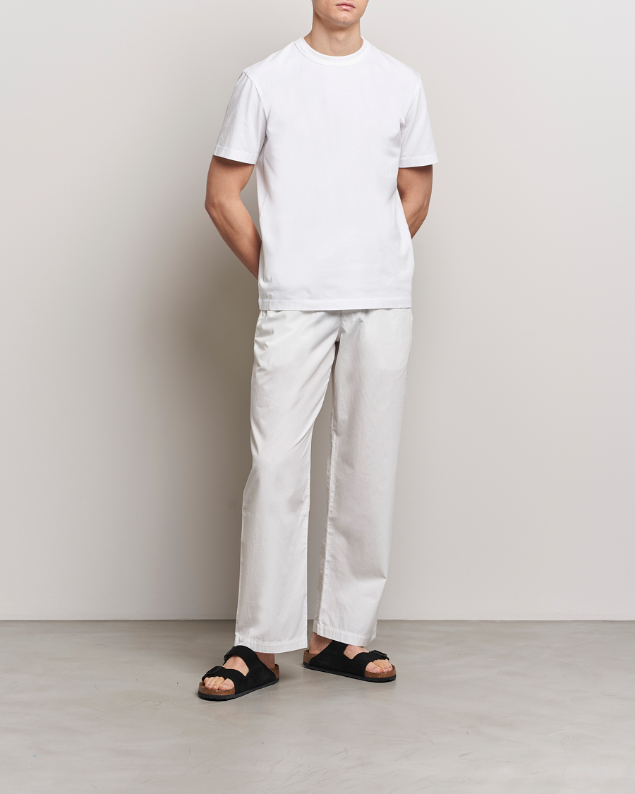 Homme | T-shirts | Tekla | Organic Cotton Sleeping T-Shirt White