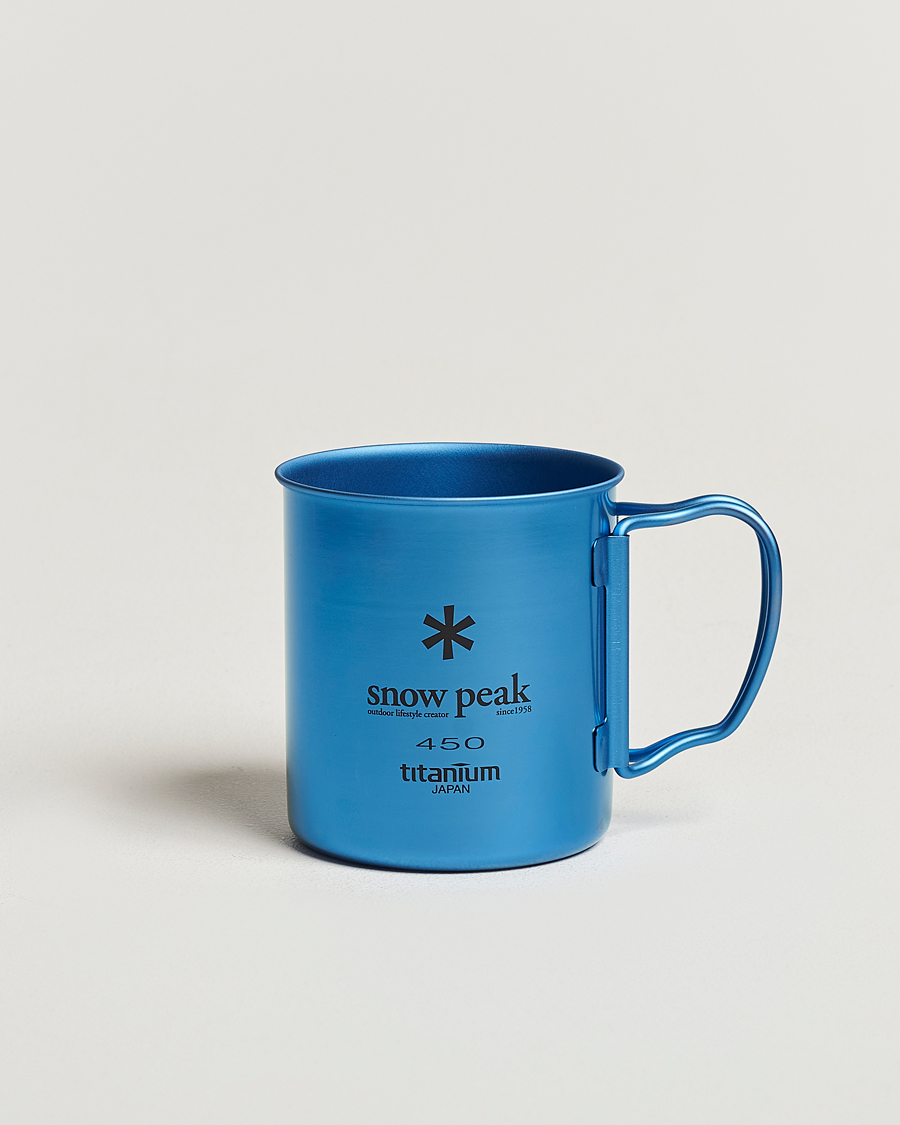 Heren | Outdoor living | Snow Peak | Single Wall Mug 450 Blue Titanium