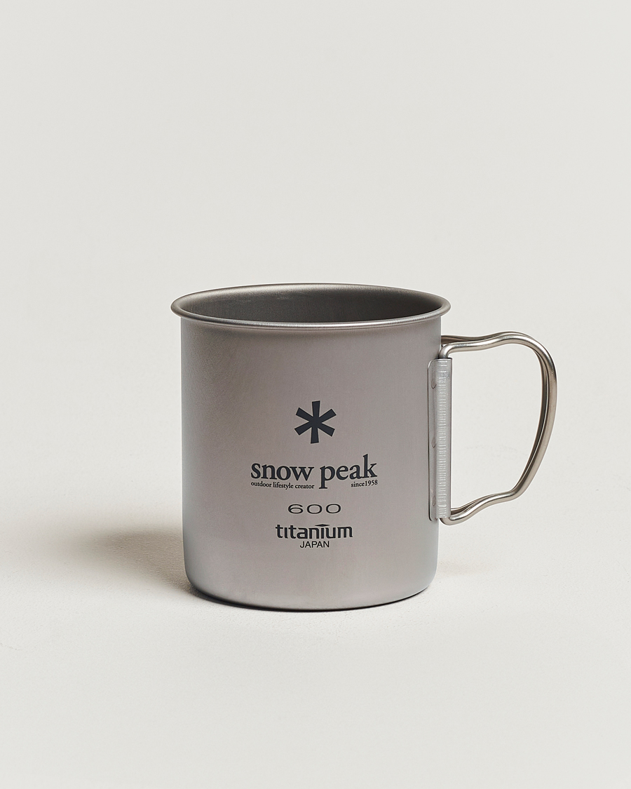 Homme | Outdoor living | Snow Peak | Single Wall Mug 600 Titanium