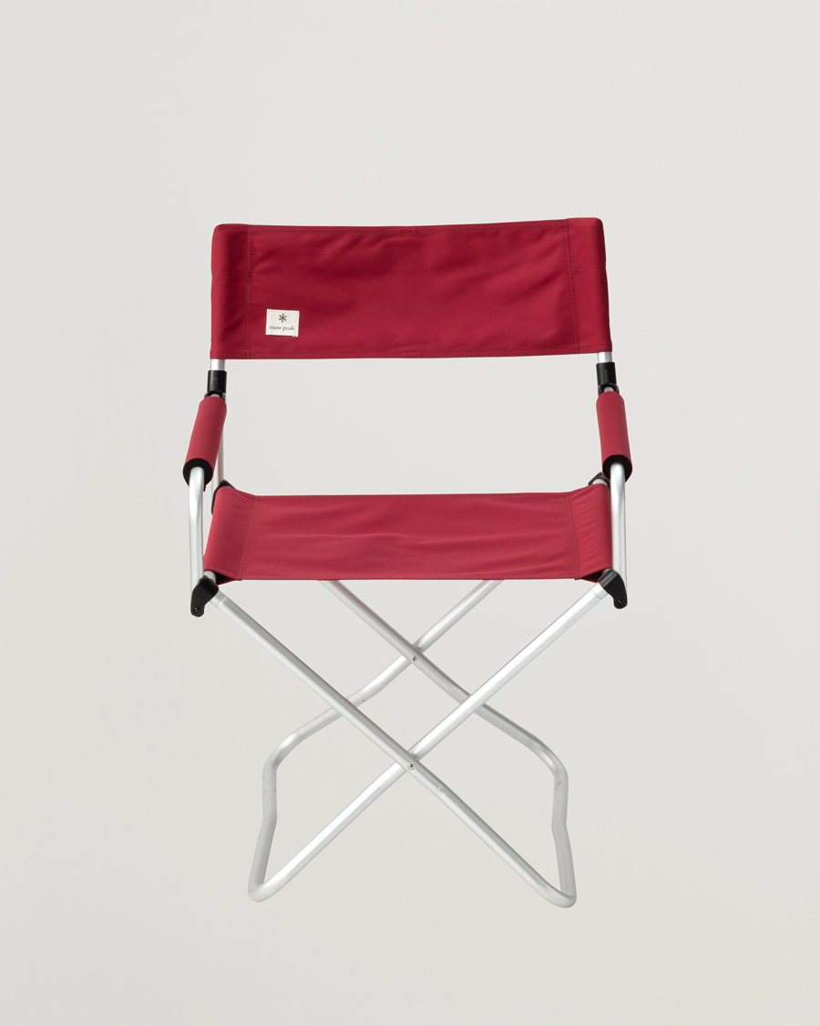Homme | Outdoor living | Snow Peak | Folding Chair Red