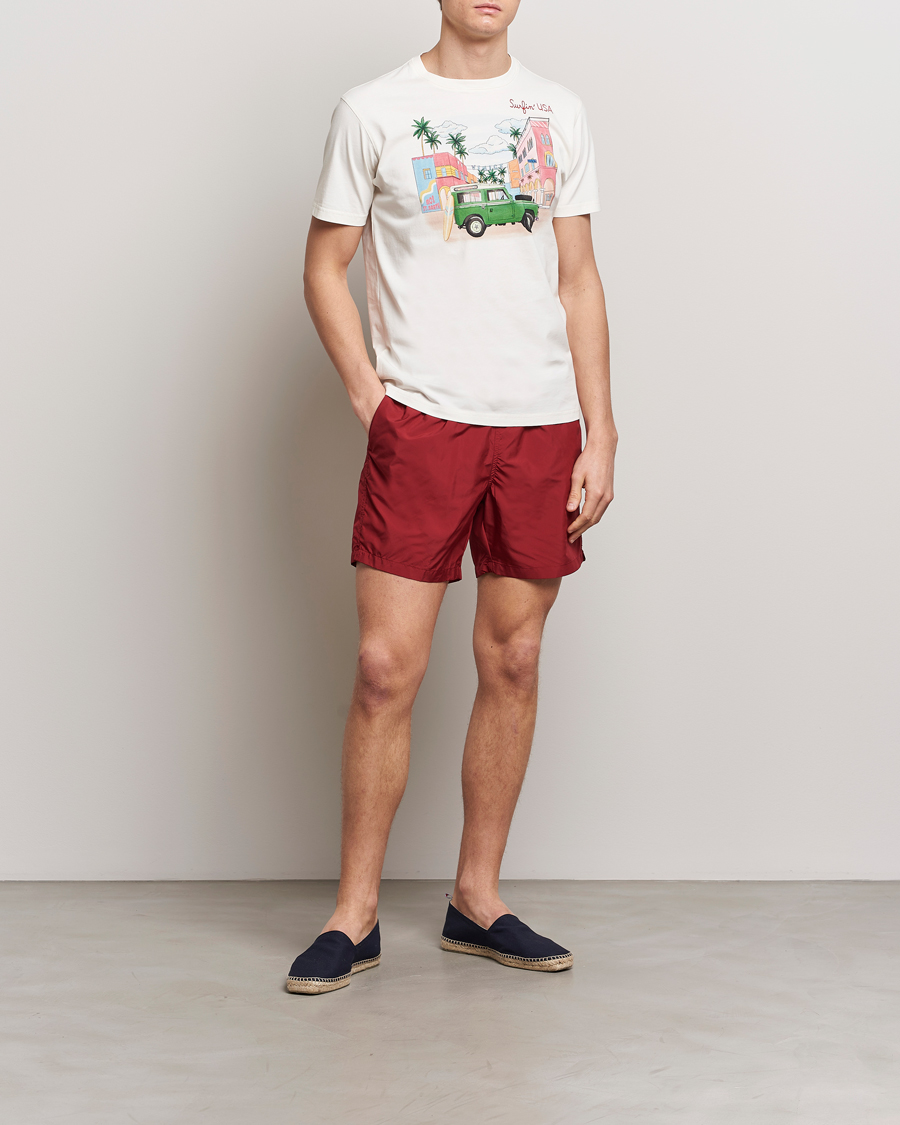 Homme | Maillots De Bain | MC2 Saint Barth | Pantone Swim Shorts 45 Bordeaux
