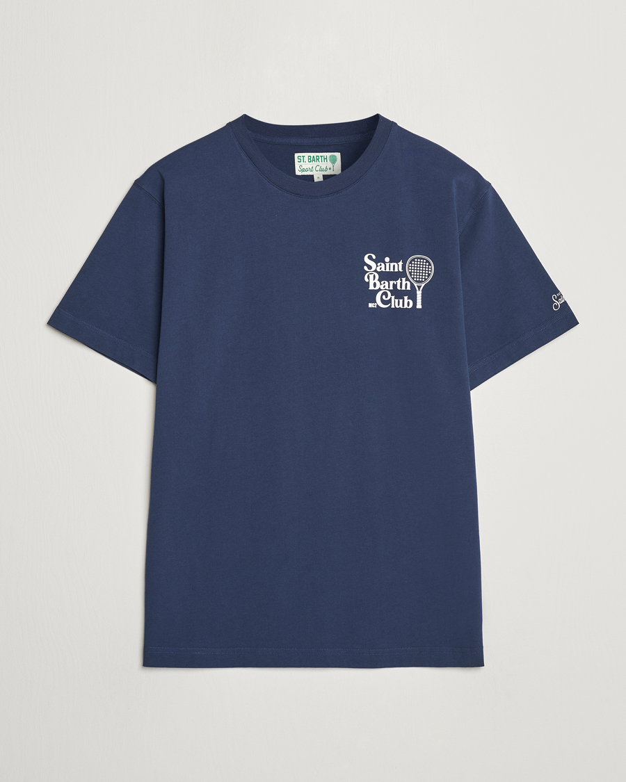 Homme | T-shirts | MC2 Saint Barth | Printed Cotton T-Shirt STB Padel Club