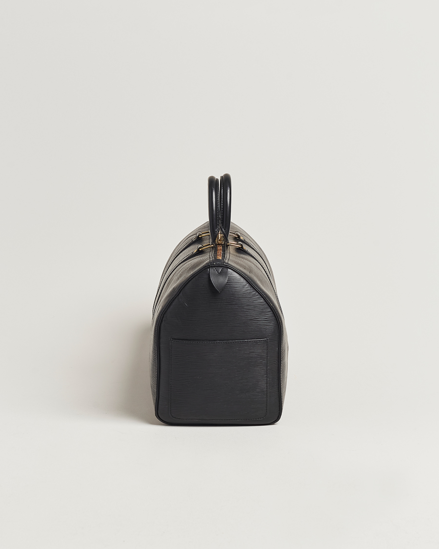 Homme | Louis Vuitton Pre-Owned Keepall 45 EPI Leather Bag Black | Louis Vuitton Pre-Owned | Keepall 45 EPI Leather Bag Black