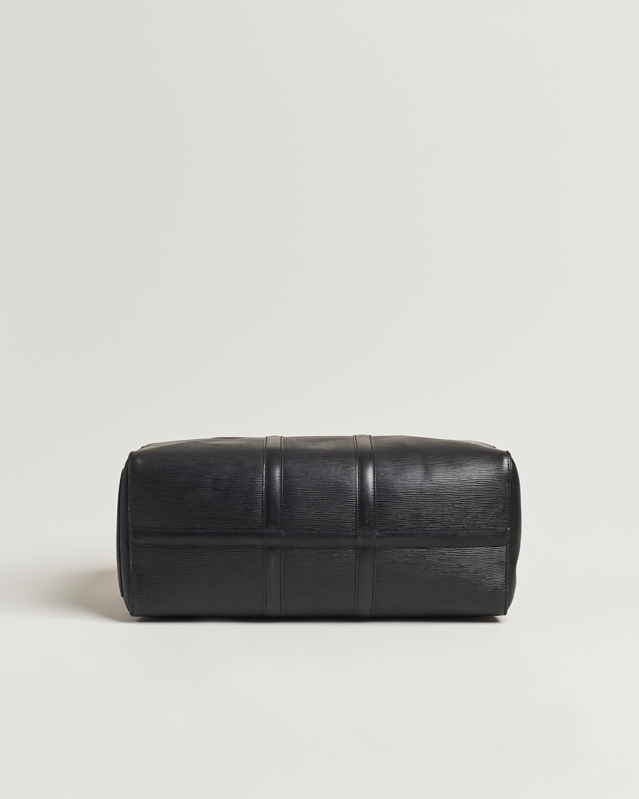 Homme | Louis Vuitton Pre-Owned Keepall 45 EPI Leather Bag Black | Louis Vuitton Pre-Owned | Keepall 45 EPI Leather Bag Black