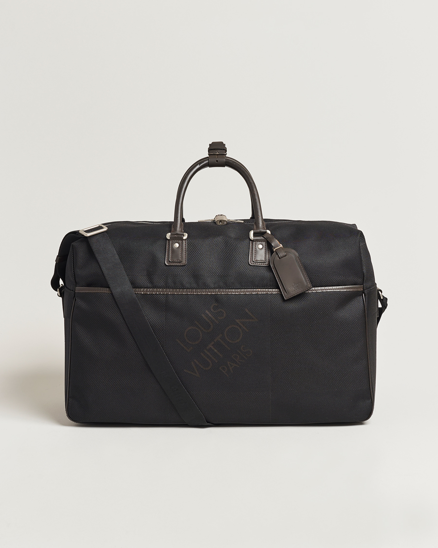 Homme | Louis Vuitton Pre-Owned Souverain Canvas Weekendbag Black | Louis Vuitton Pre-Owned | Souverain Canvas Weekendbag Black