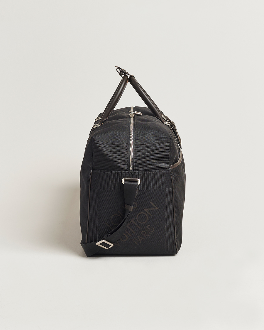 Homme | Louis Vuitton Pre-Owned Souverain Canvas Weekendbag Black | Louis Vuitton Pre-Owned | Souverain Canvas Weekendbag Black