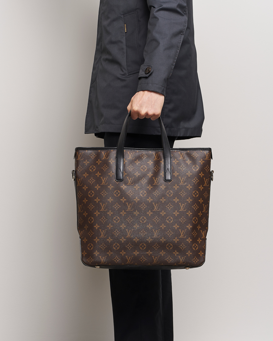 Homme | Louis Vuitton Pre-Owned Davis Macassar Tote Monogram | Louis Vuitton Pre-Owned | Davis Macassar Tote Monogram