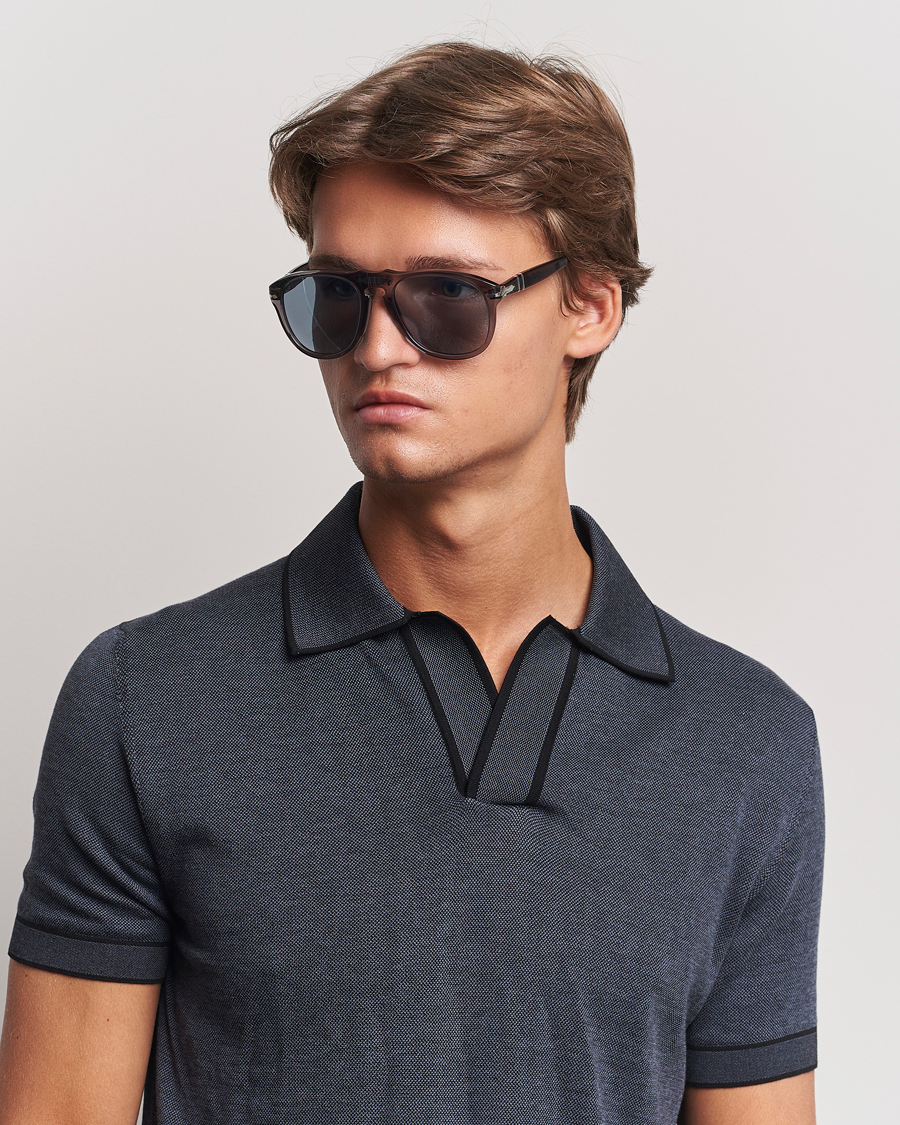 Homme | Persol 0PO0649 Sunglasses Transparent Grey | Persol | 0PO0649 Sunglasses Transparent Grey