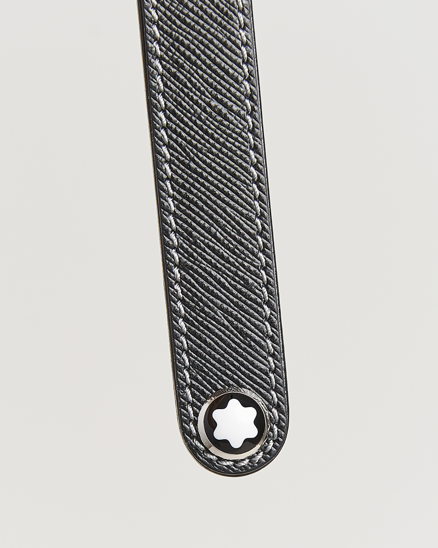 Homme | Pour La Maison | Montblanc | Letter Opener in Steel and Leather Black