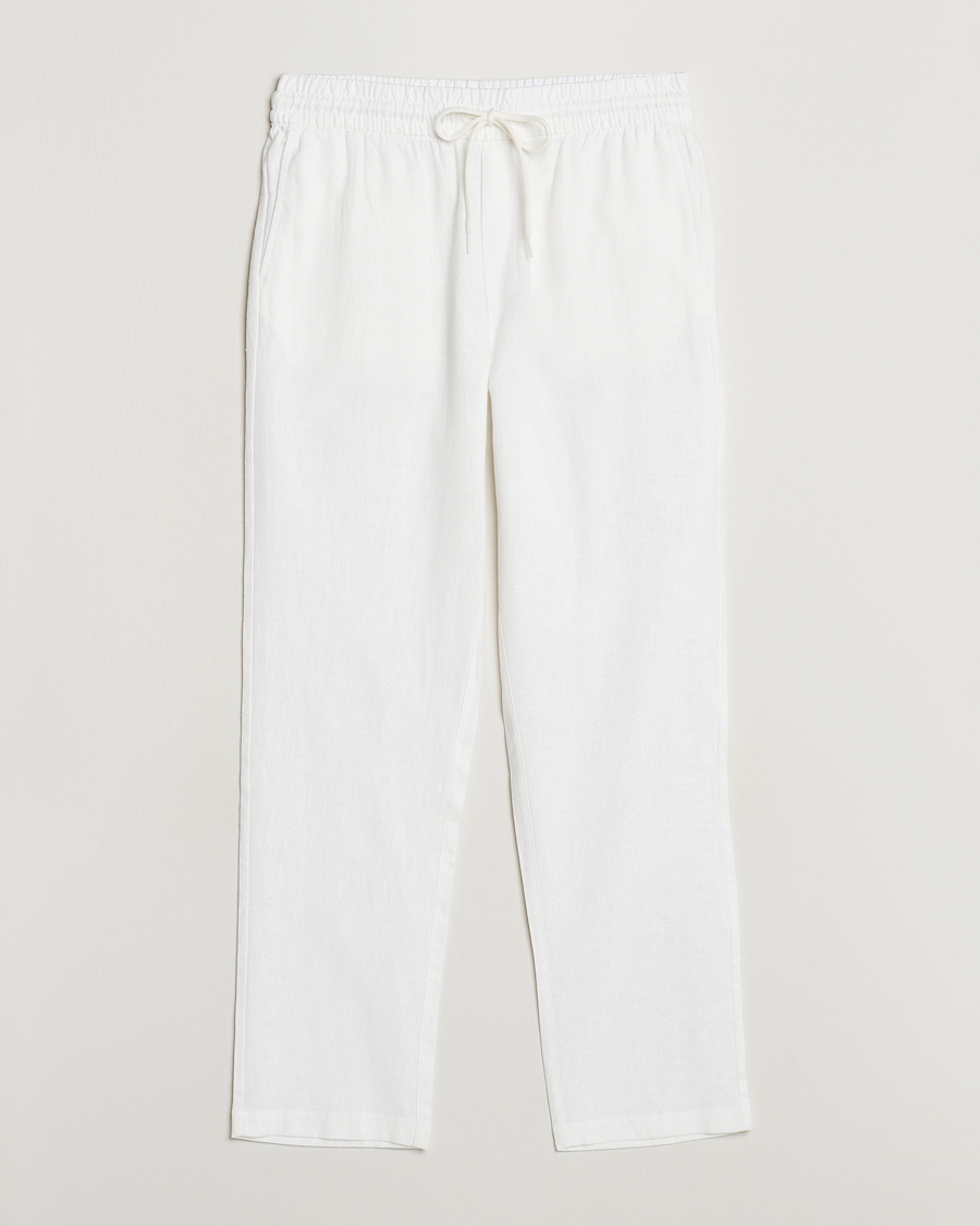 Heren | Broeken | LES DEUX | Patrick Linen Pants White