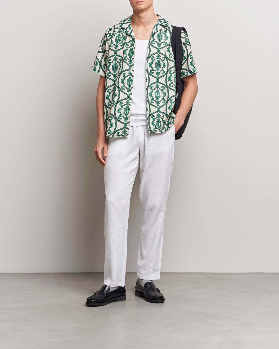 Heren | Broeken | LES DEUX | Patrick Linen Pants White