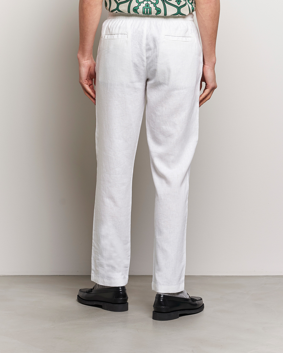 Heren | Broeken | LES DEUX | Patrick Linen Pants White