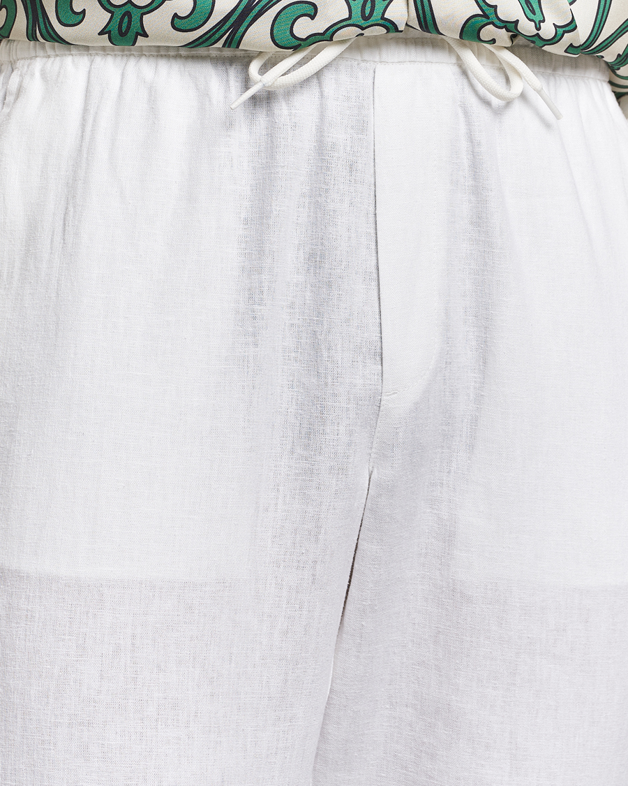 Heren | Broeken | LES DEUX | Patrick Linen Pants White