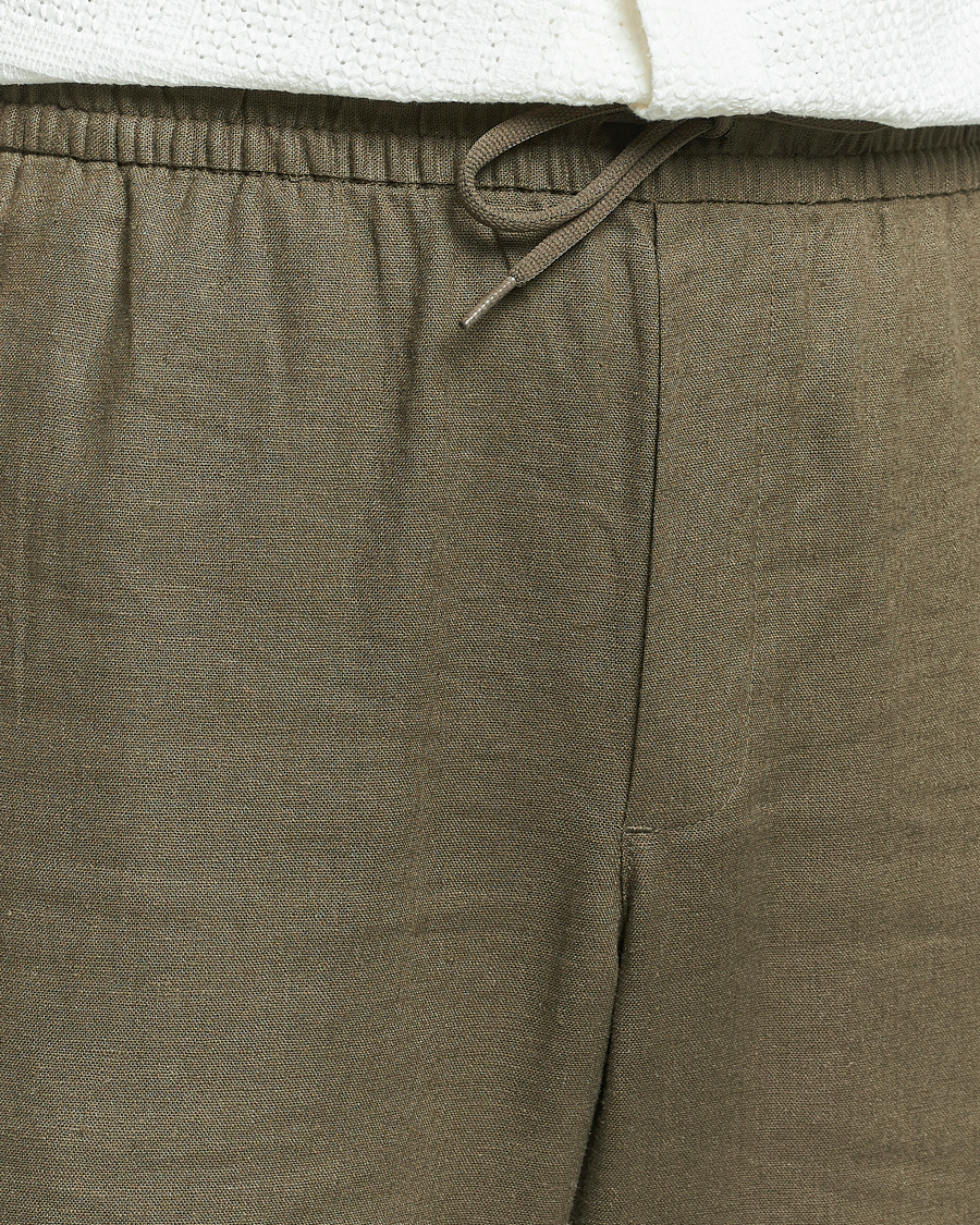 Homme | Pantalons | LES DEUX | Patrick Linen Pants Bungee Cord