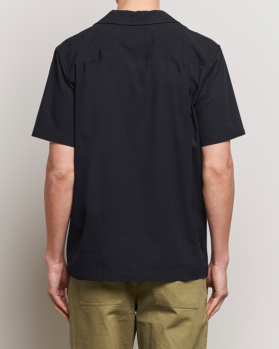 Homme | Chemises | LES DEUX | Osmund Seersucker Shirt Black