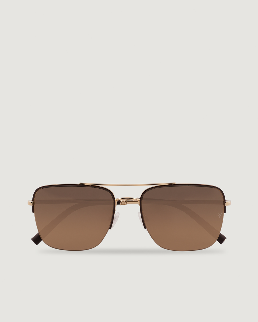 Heren | Zonnebrillen | Oliver Peoples | R-2 Sunglasses Umber/Gold