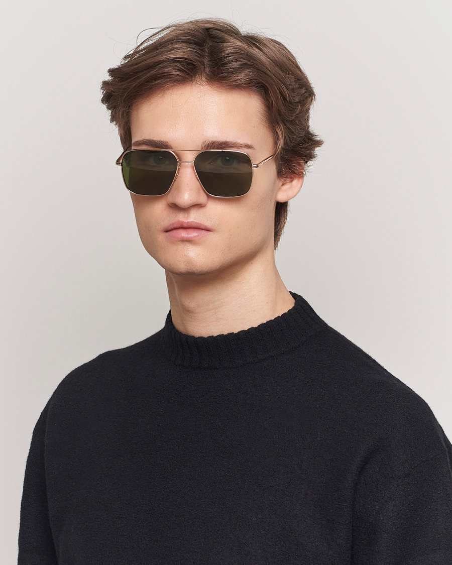 Homme | Lunettes De Soleil | CHIMI | Aviator Sunglasses Green