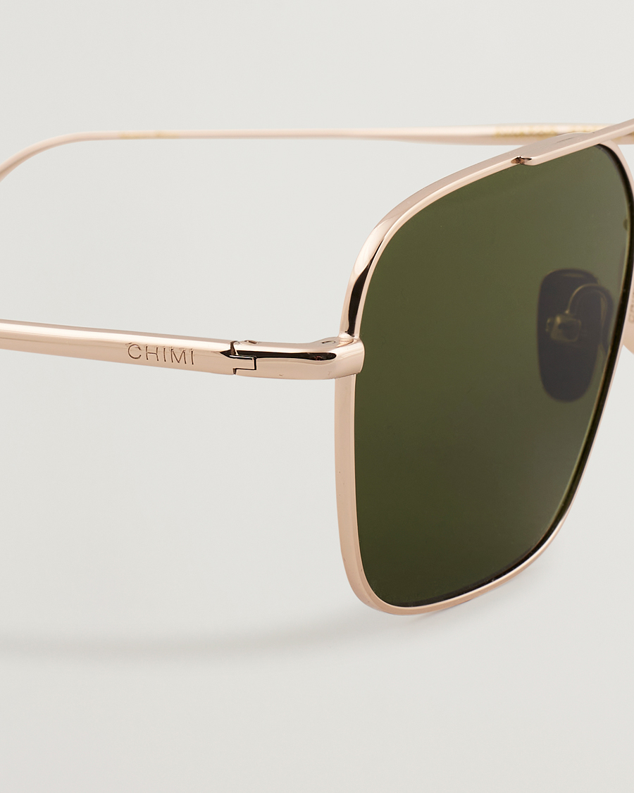 Homme | Lunettes De Soleil | CHIMI | Aviator Sunglasses Green