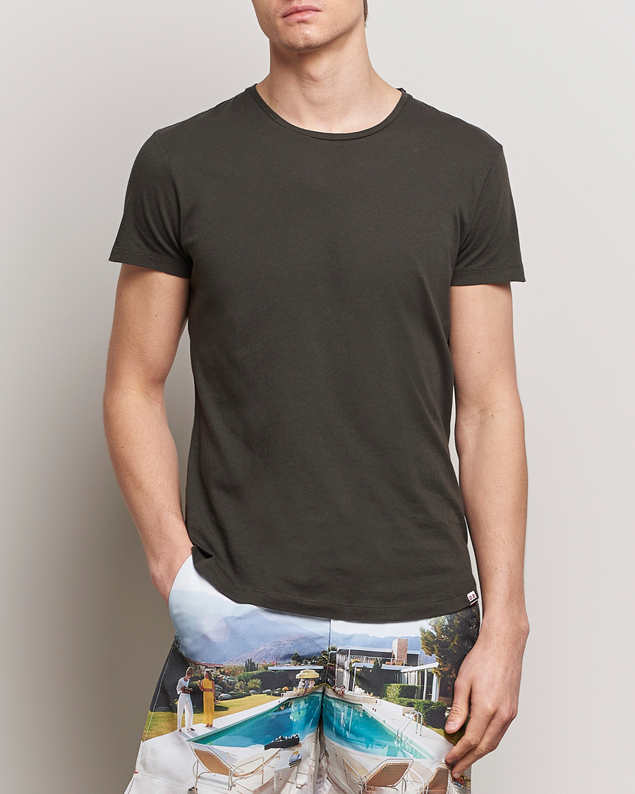 Homme | T-shirts | Orlebar Brown | OB Crew Neck Tee Smoked Tea