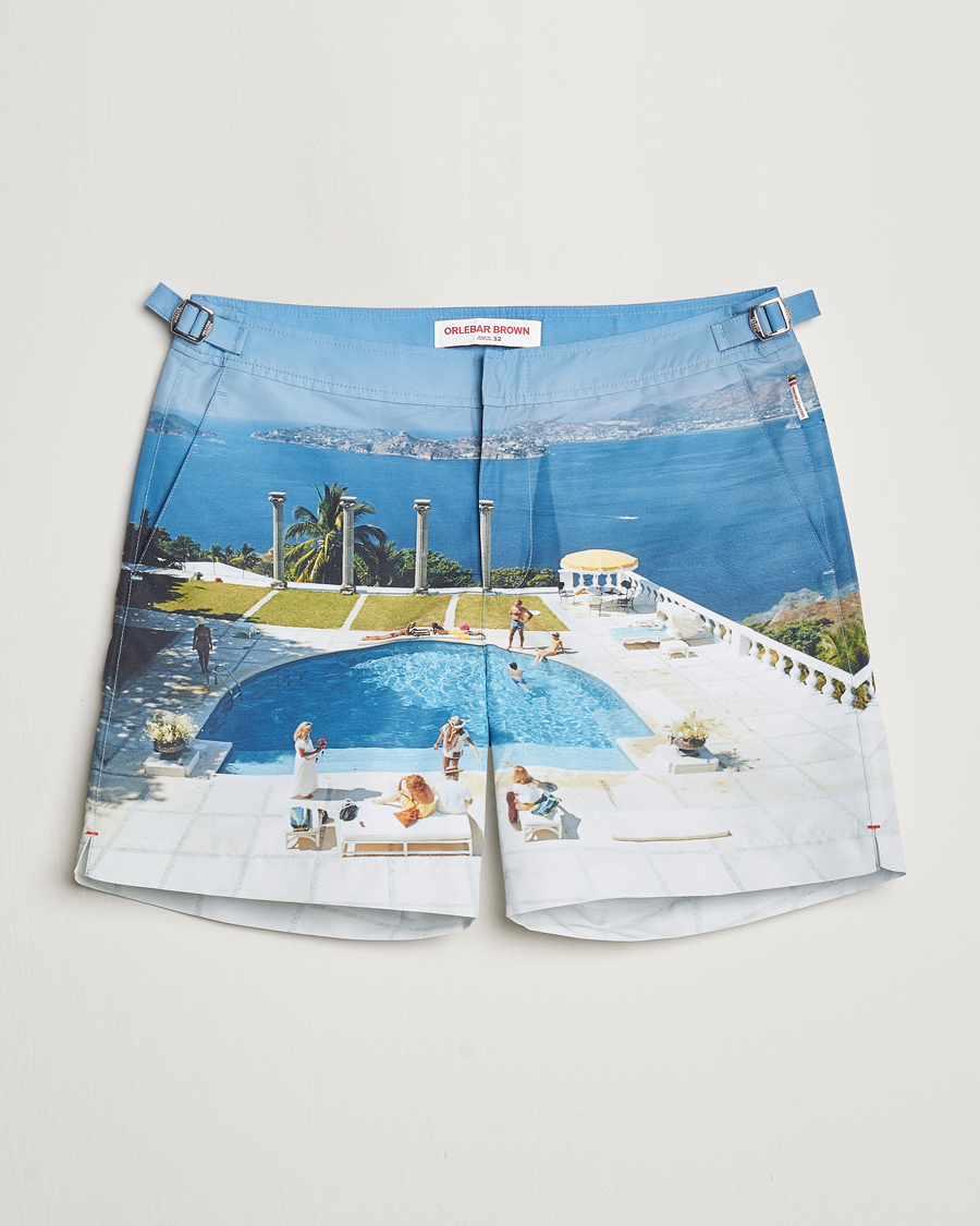 Homme | Orlebar Brown Bulldog Slim Aarons Photo Swim Shorts Pacifico | Orlebar Brown | Bulldog Slim Aarons Photo Swim Shorts Pacifico