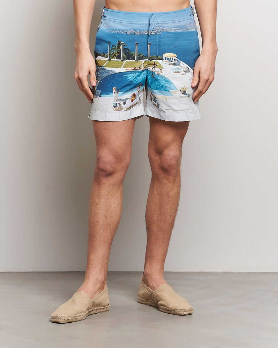 Homme | Orlebar Brown Bulldog Slim Aarons Photo Swim Shorts Pacifico | Orlebar Brown | Bulldog Slim Aarons Photo Swim Shorts Pacifico
