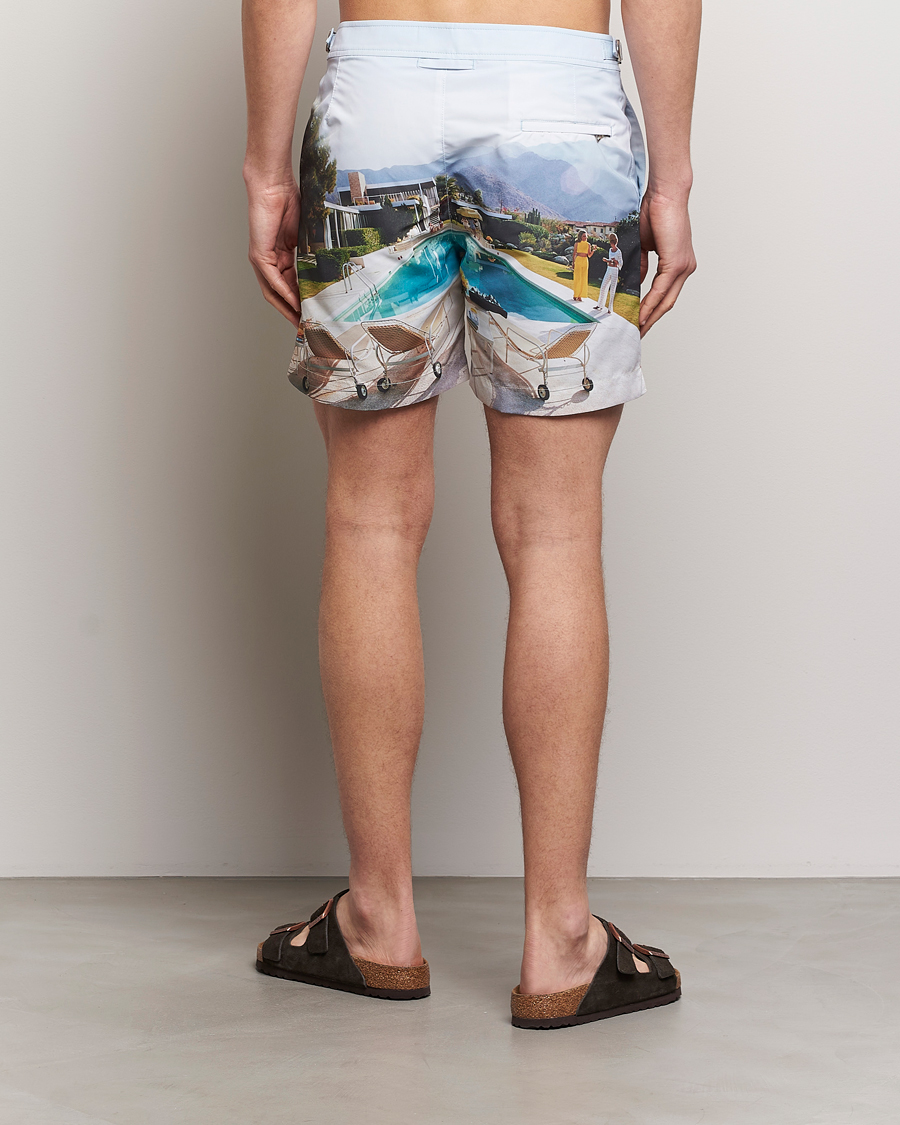 Homme | Maillots De Bain | Orlebar Brown | Bulldog Slim Aarons Photo Swim Shorts Kaufmann Cocktail