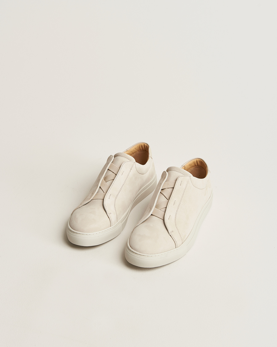 Heren | Sneakers | Myrqvist | Alnö Sneakers Beige Nubuck