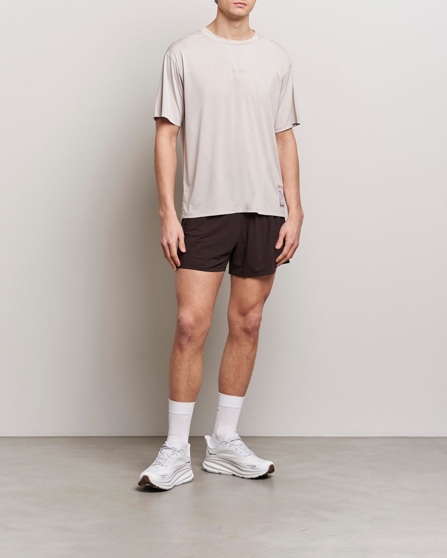 Heren | Korte broek | Satisfy | Space-O 5 Inch Shorts Dark Mahogany