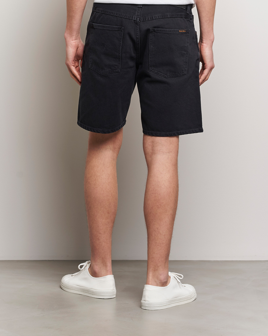 Homme | Shorts | Nudie Jeans | Seth Denim Shorts Aged Black