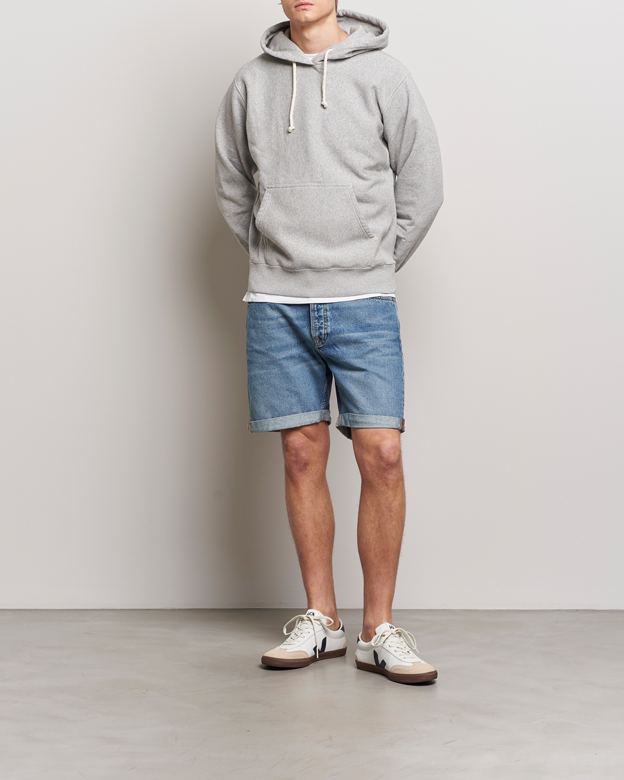 Heren | Korte broek | Nudie Jeans | Josh Denim Shorts Blue Haze