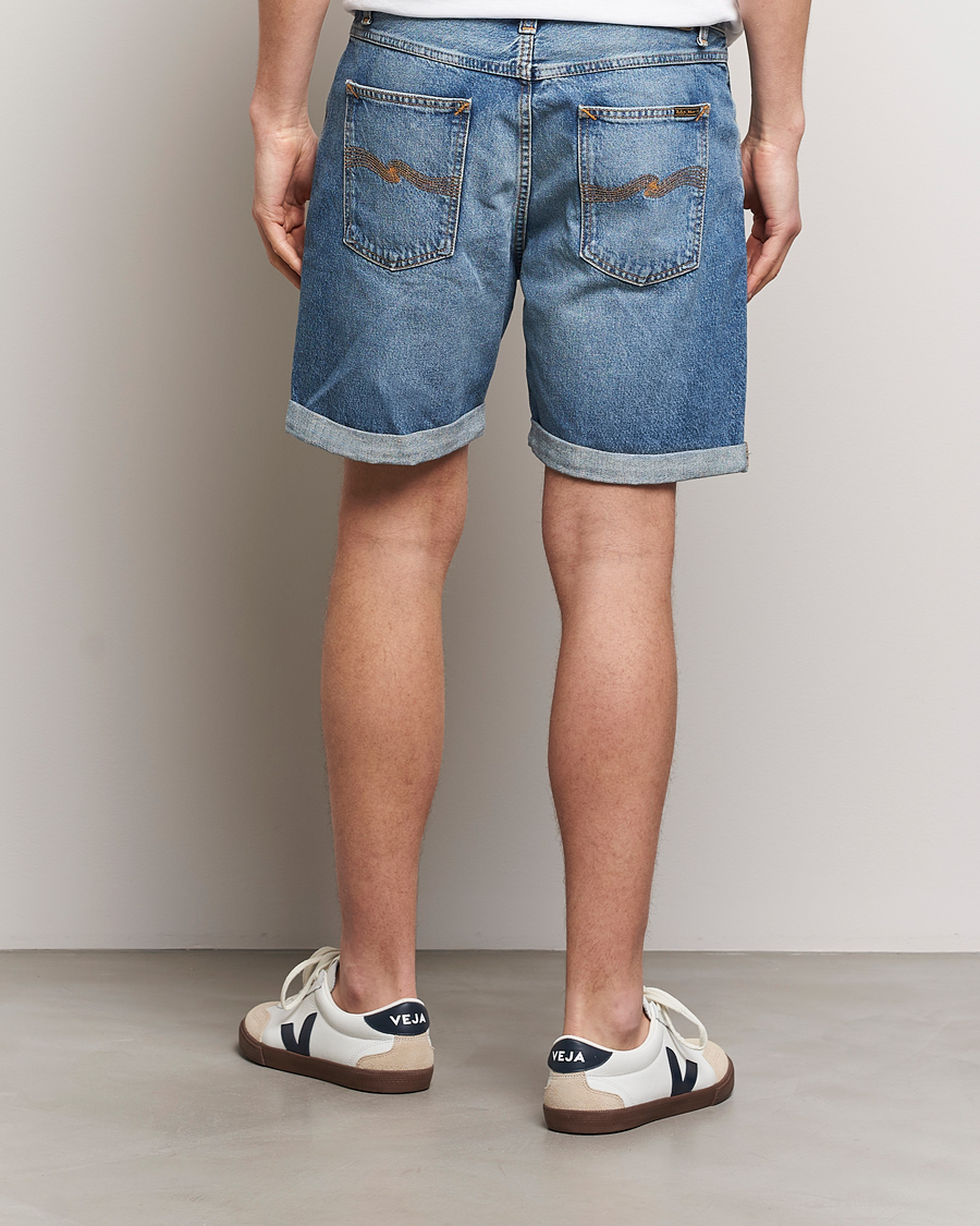 Heren | Korte broek | Nudie Jeans | Josh Denim Shorts Blue Haze