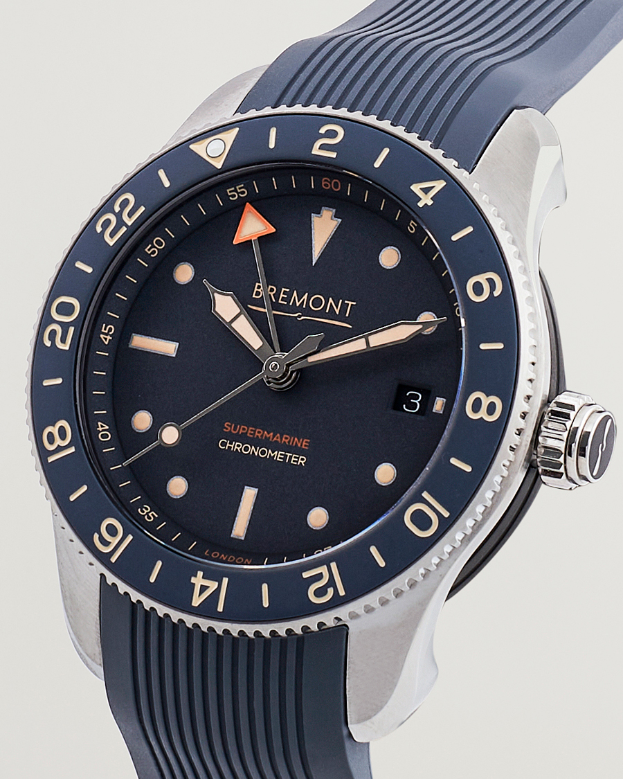 Heren | Bremont Limited Edition Supermarine Ocean GMT 40mm Grey Rubber | Bremont | Limited Edition Supermarine Ocean GMT 40mm Grey Rubber