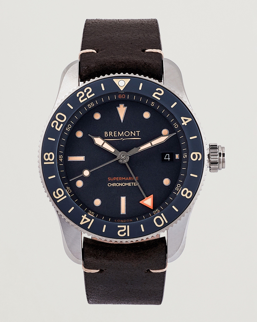 Heren | Bremont Limited Edition Supermarine Ocean GMT 40mm Brown Calf | Bremont | Limited Edition Supermarine Ocean GMT 40mm Brown Calf