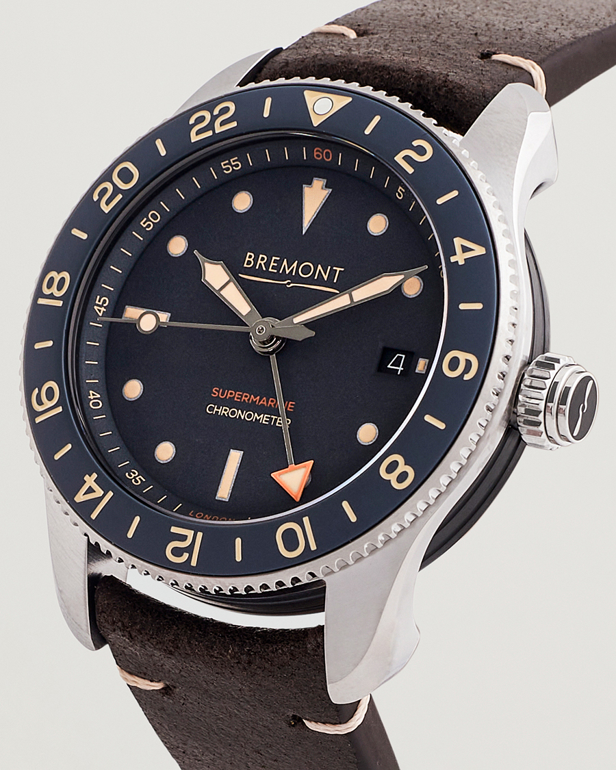 Heren | Bremont Limited Edition Supermarine Ocean GMT 40mm Brown Calf | Bremont | Limited Edition Supermarine Ocean GMT 40mm Brown Calf